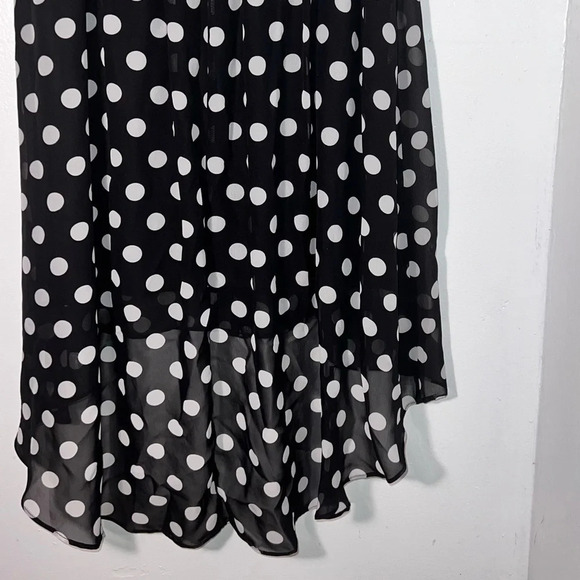 D-signed Disney girls XL elastic waist hi-low hem lined polkadot, midi skirt - Picture 4 of 11